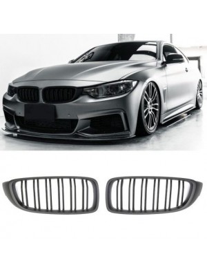 Maska BMW 4 F32/F33/F36/F80/F82 – černá matná, styl M4